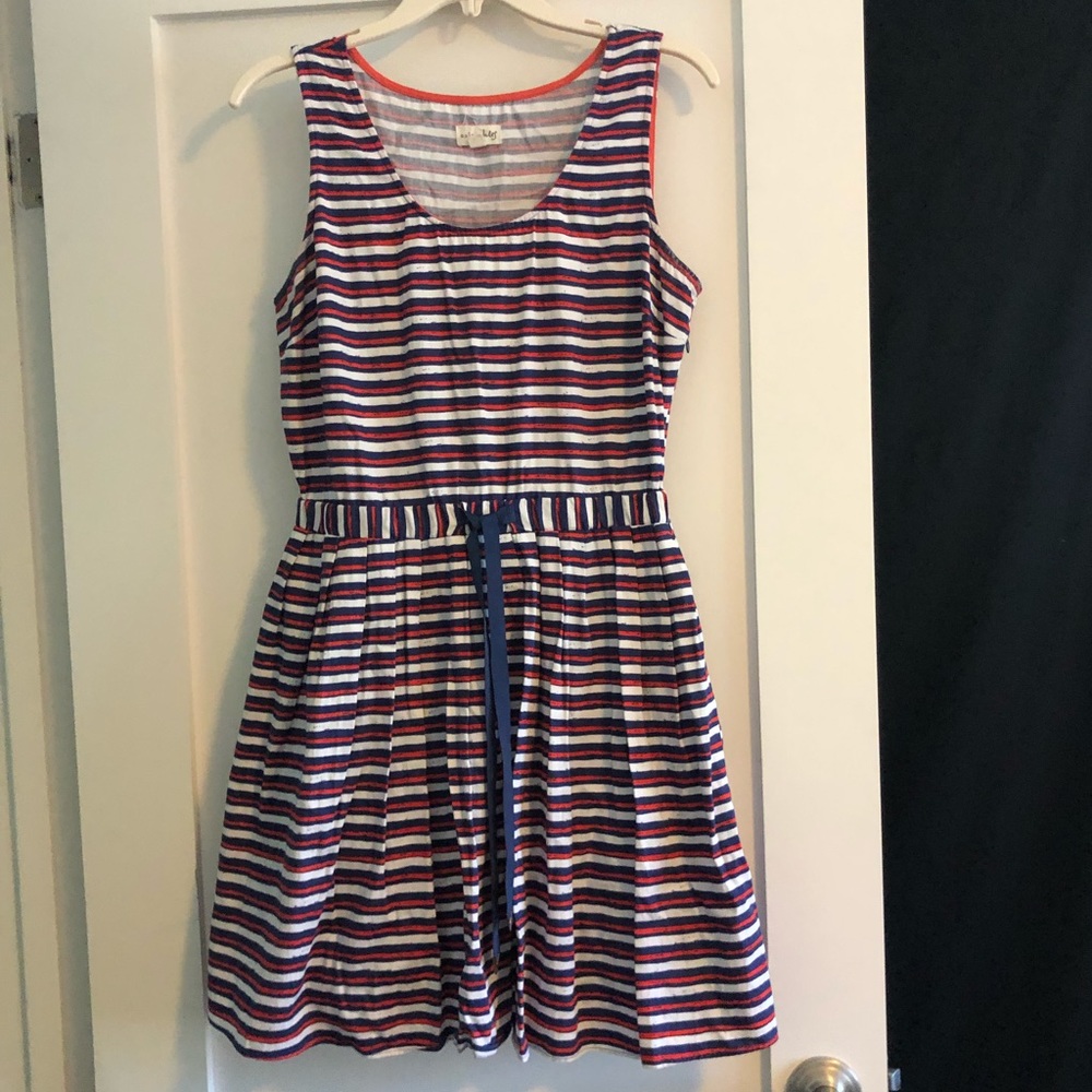 Maison Jules Nautical Stripe Dress